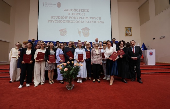 Dyplomatorium absolwentów kierunku psychoonkologia kliniczna – studiów podyplomowych GUMed