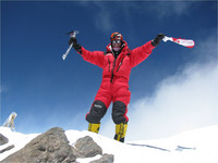 Robert Szymczak na szczycie Nanga Parbat