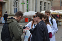 Światowy Dzień bez Tytoniu happening Gdańsk zdjęcia autorstwa PTPZ