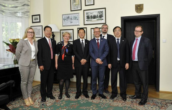 Delegacja z Chin w GUMed