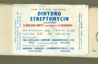 Flakonik streptomycyny