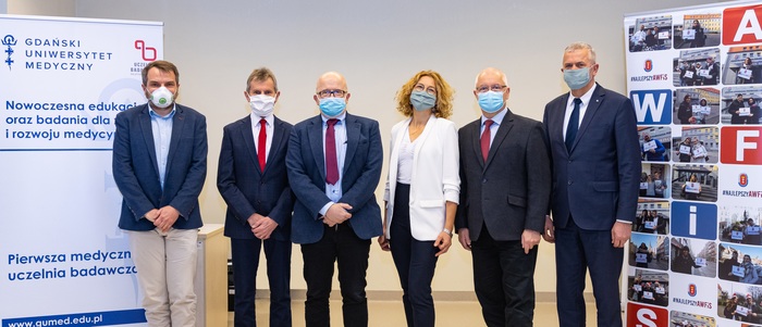 Współautorzy raportu z GUMed i AWFiS; fot. Paweł Sudara/GUMed