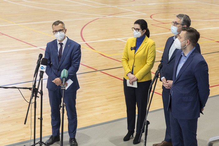 Konferencja prasowa w Centrum Sportu GUMed; fot. Sylwia Mierzewska/UCK