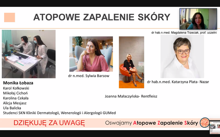 zrzut ekranu ze spotkania