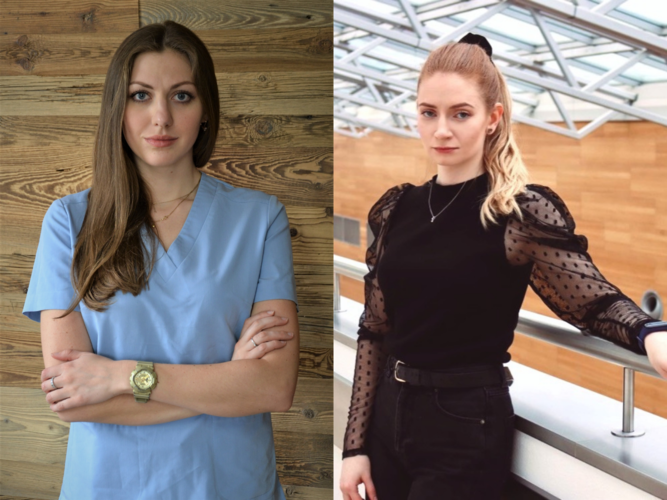 Magdalena Tkaczuk i Maja Czub