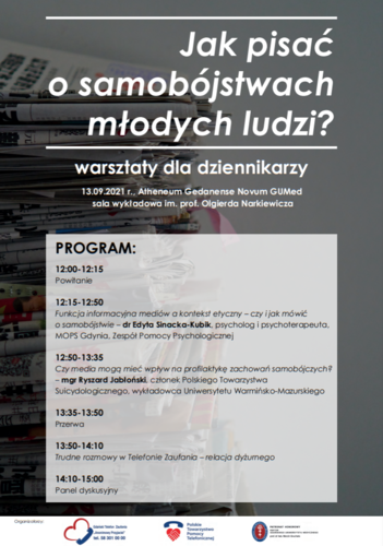 plakat warsztatów