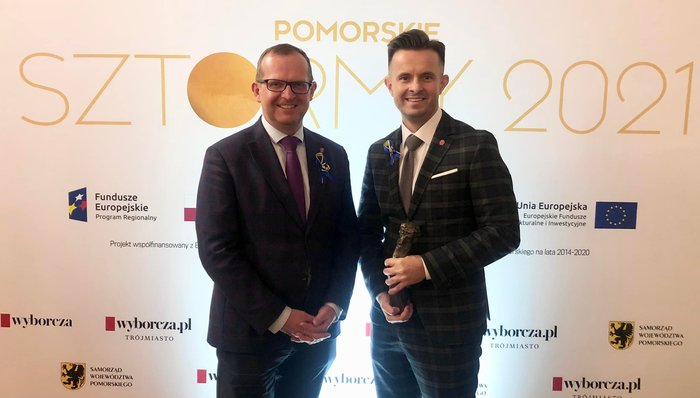 prof. Michał Markuszewski i prof. Miłosz Jaguszewski