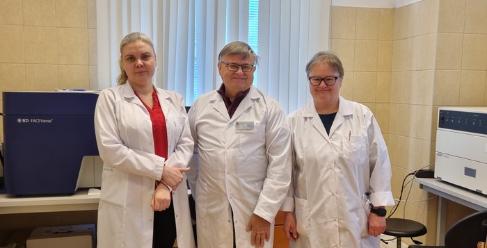 od lewej: dr Agnieszka Daca, prof. Jacek Witkowski, prof. Ewa Bryl