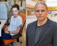 od lewej: dr hab. Adriana Mika, prof. uczelni, prof. Tomasz Śledziński