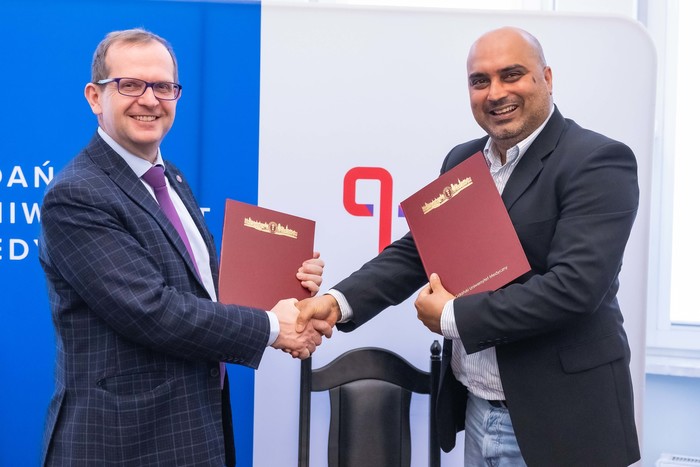 od lewej: prof. Michał Markuszewski, prof. Ravi Kant