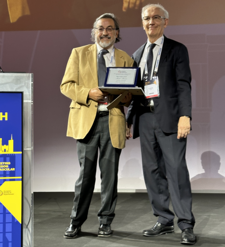 od lewej: prof. Michael Burnier i prof. Guido Grassi