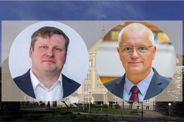 od lewej: prof. Michał Kaliszan, prof. Tomasz Zdrojewski