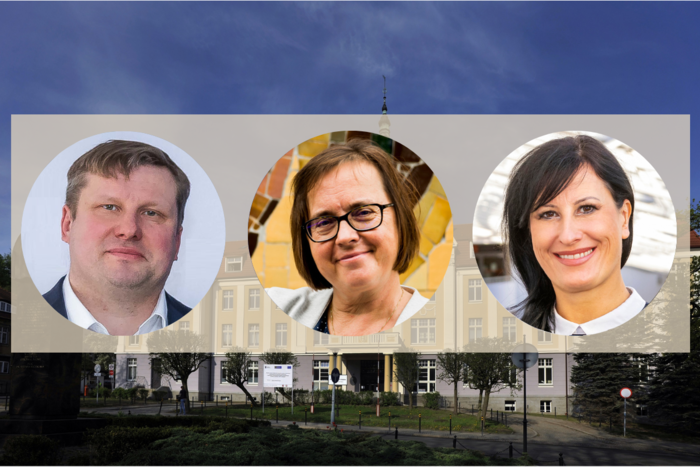 od lewej: prof. Michał Kaliszan, prof. Katarzyna Sikorska, prof. Renata Świątkowska-Stodulska