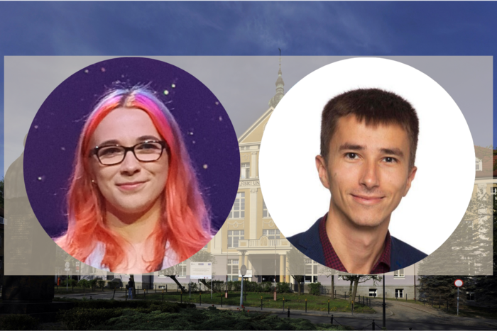 od lewej: dr Karolina Piekarska, dr hab. Tomasz Stokowy