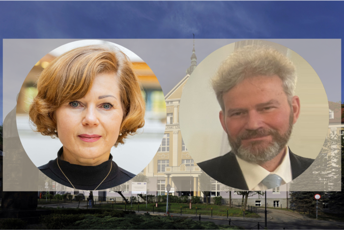 od lewej: prof. Ludmiła Daniłowicz-Szymanowicz, prof. Tomasz Gos
